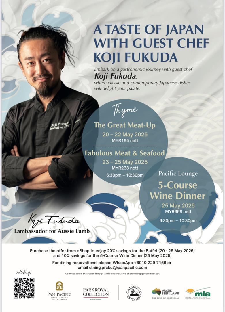 Cita Rasa Jepun Bersama Chef Jemputan Koji Fukuda