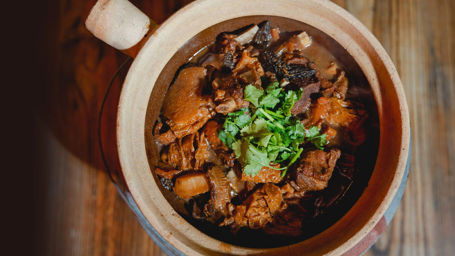 Resipi Kambing Claypot Style Asia Dengan Cendawan Morel